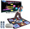Damcoola Dance mat game console, suitable for children and adults, music electronic dance mat TV game console, dance game toy gift, suitable for boys and girls aged 3 and above, blue