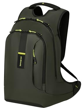 Samsonite Paradiver Light - Laptop Rucksack L+ 15,6 Zoll, 48 cm, 24 L, Dschungelgrün