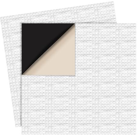 Lyreh 2pz Toppa Riparazione per Rivestimento Laghetto, 20x20cm Gomma Butilica Foglio di Alluminio Kit di Toppe Rivestimento Laghetto per Riparazione Piscina da Giardino Protezioni Tetto