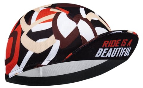 Cappellino Ciclismo Uomo in Poliestere - Berretto Sottocasco Traspirante con Protezione UV e Fascia Assorbente, Copricapo Sportivo per Bici da Corsa, Mountain Bike e Attività Outdoor(Unisex)