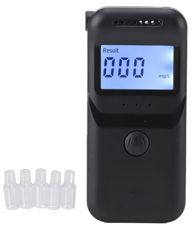 Digital Promillet Tester stor reklam Voice Semiconductor Sensor Noggrannhet Andra -Besök Värden Alkoholtestare Professionell modell för familjefirande Bilkvällar Drunk Test