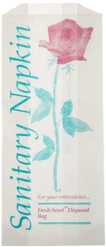 Brown Paper Goods 8B02 Sanitary Napkin Disposal Bag (Case of 1000)
