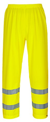 Portwest Sealtex Ultra Trousers Waterproof Outdoor Overall Work Protective Pants Bottoms ANSI E, Small Yellow