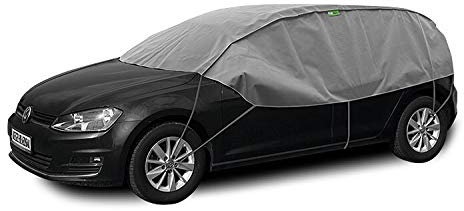 Halbgarage Winter S-M kompatibel mit Volkswagen Polo ( IV,V ) ab 2002 UV Schutz Auto Abdeckung