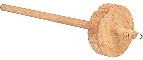 CENPEK Drop Spindle Top Quirl Yarn Spin Handgeschnitztes Holzwerkzeug für Anfnger