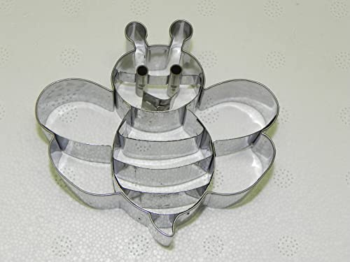 1 Ausstechform Edelstahl Biene aufrecht 8,5x9 Imker backen Plätzchen Bienen Biene Ausstecher