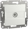 Schneider Electric Asfora TV Anschlussdose 8dB, SAT Unterputz, 1 Ausgang, weiss, Artikelnummer EPH3270321D