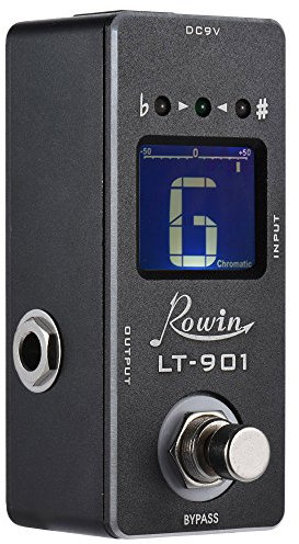 COMETX Pedal Tuner Mini Chromatic Guitar Tuner Pedal Effect True Bypass LCD Display