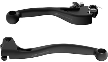 Polisport Off Road 91580 APT Indistruttibile Kit con Leve Freno e Frizione, Compatibile Yamaha YZ/YZ-F, YZ125/250X, YZ450F, YZ250FX, YZ450FX MX, Composito Durevole, Forma OEM, Montaggio Facile, Nero
