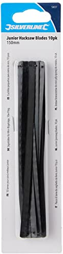 Silverline Tools SW37 - Cuchillas pequeñas para arco de sierra, 10 pzas (150 mm) Multicolor