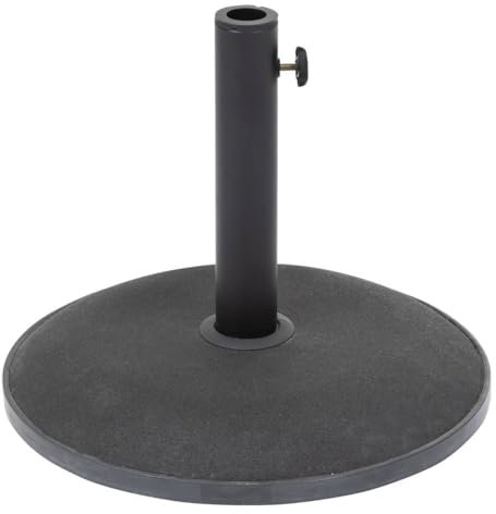 Hespéride - Pied de Parasol Rond Noir