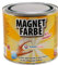 Magnetfarbe - Magnetische wandfarbe - 5 Liter - für eine Fläche von 10m² - 40m² - Farbe für die Wand wirkt magnethaftend - Grundfarbe kann nach Trocknung beliebig überstrichen und gestaltet werden