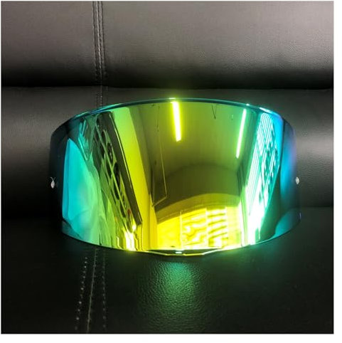 SteFik Helmvisiere Compatible with FF-353 320 328 800 Motorradhelme Brillen Nachtsichtbrillen Windschutzscheiben Galvanisierte Gläser,Motorradhelm