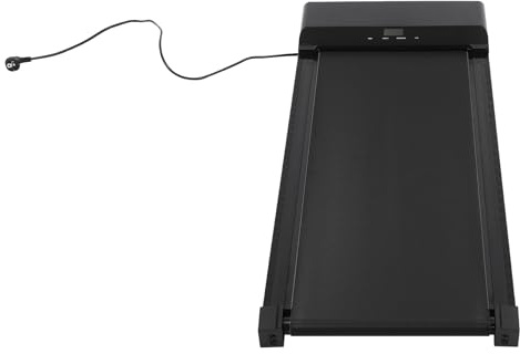 Walking Pad Löpband för Hemmet - 110 kg, 0,75 HP Promenadmaskin Under Bord Med LCD-Display, Fjärrkontroll, Upp till 8 km/h