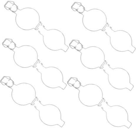 Mobestech 6pièces Serre-Bocal Acier Inoxydable pour Bocal Verre à Large Ouverture Accessoires De Remplacement pour Bocal à Boucle Scellée Fixations De Rangement pour Cuisine