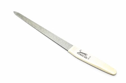 Lima de Uñas Profesional, Doble Cara, Acero calidad Jaguar 20 cm