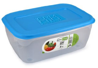 Gio 'Style Boîte alimentaire rectangulaire en plastique « Mama Gio » Style LT. 3
