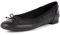 Clarks Women's Couture Bloom Ballet flat, Black, 5 UK Standard Fit