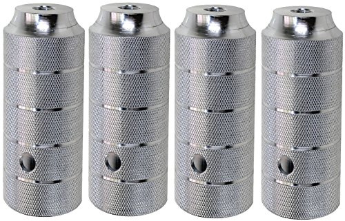 4X BMX Fahrrad Pegs 50x 110 mm Aluminium Fussraster 14 mm Achsverlängerung