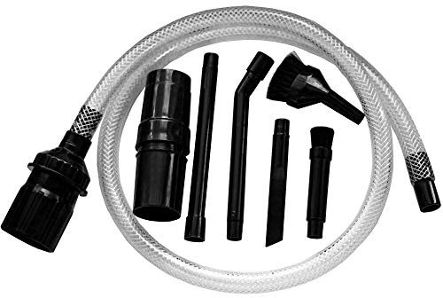 Grizzly Tools Mikrodüsenset Düsen für die Detailreinigung 9 teiliges Reinigungsset Adapter für 28 oder 32mm Staubsaugerrohr Fugendüse Reinigungspinsel für Armaturen KFZ Haushalt und Werkstatt