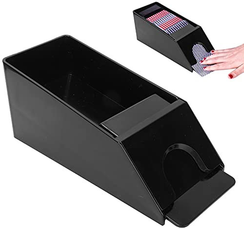 Kartenmischmaschine, Mischmaschine Karten, Manueller Kartenmischer, 6 Deck Blackjack Schuh Spielkarten Poker Brettspiel Werkzeug Zubehör Black Magic of The Gathering
