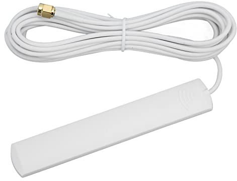 5G-Antenn, Antenn, Högförstärkningsantenn 2G 3G 4G 5G Fullbandsantenn 8DBI med 9,8 Fot RG174-förlängningskabel för WiFi-router Mobil, Radioantenner (Vit)
