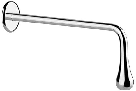 Gessi Goccia WT-Wand-Auslauf mit 1/2 Anschluss für separaten Einhebelmischer oder Sensor, Ausladung 250 mm, 33719, Farbe: Chrom gebürstet