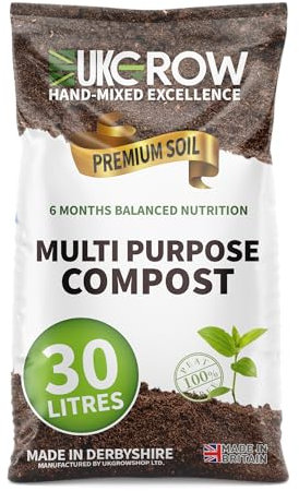 Premium Hand-Mixed Multipurpose Compost – Ideal for Pots, Beds, Vegetables & Houseplants – Nutrient-Rich, Enhances Growth & Soil Structure (20 Litre)