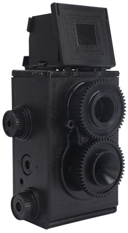 Kit d'appareil Photo Reflex à Double Objectif, réutilisable, 35 mm, avec viseur Double Objectif, Appareil Photo analogique rétro pour la Photographie Vintage.