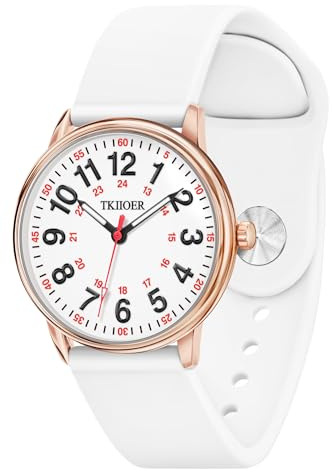 TKIIOER Waterproof Nurse Watch for Women Men Medical Professionals Students