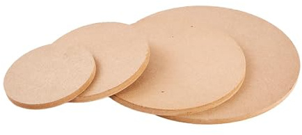 budiniao Convient pour la Sculpture en Argile Tendre. Kit de 4 Plateaux de potier, Outil malaxage, Planches 4 Tailles, Plaque Vierge, Support en Fibre Bois. Plus Stable et Efficace.