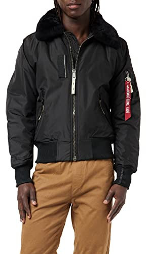 Alpha Industries Herren Injector III Bomberjacke, Schwarz (Black 03), XXL