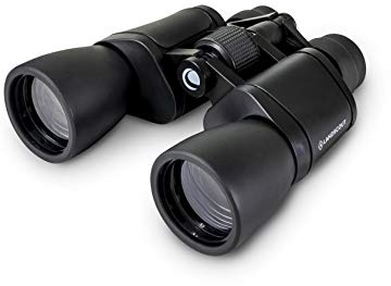 Celestron 72355 LandScout 8-24x50mm Water-Resistant Porro Prism Binoculars with Rubber Grip Surface, Coated Lens, K9 Optical Glass, Neck Strap and Soft Carry Case, Black