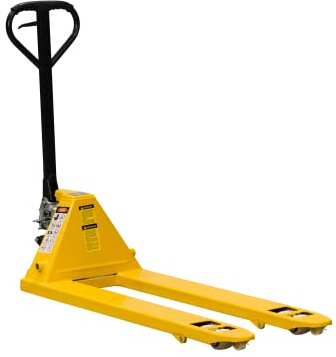 The Workplace Depot Hand Pallet Truck, 2500kg Manual Lift Trolley Jack – Heavy-Duty Hydraulic Pump for Warehouse & Industrial Use – Corrosion-Resistant, Ergonomic Handle (Nylon Wheels)