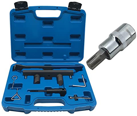 ZKTOOL Engine Camshaft Alignment Locking Timing Tool Kit Compatible with VW Audi C6 A4L A6L 2.0L Turbo 2.0L FSI/TFSi BPJ CDL Engine, OEM T10252, Camshaft and Crankshaft Setting Tool Set