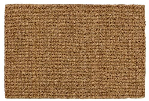 vingardium leviosa VL Door Mat 40x60cm – Non-Slip Boucle Coir Door Mats with Natural Fibres – Heavy Duty Door Mats Outdoor for Dirt, Mud and Wet Weather in Garden or Porch (Pack of 1)