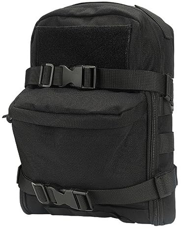 ACEXIER Zaino tattico per l'idratazione all'aperto Leggero Impermeabile Molle System Moll Pouch Bag Caccia Campeggio Ciclismo (Black)