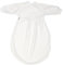 Dein Kinderland Alvi Baby Mäxchen Innensack Schlafsack Baumwolle weiß mit Babylöffel Babyschlafsack Ganzjahresschlafsack Innenschlafsack (56 cm)