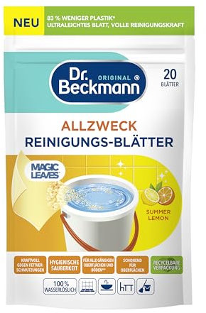 Dr. Beckmann Allzweck Reinigungs-Blätter SUMMER LEMON | 20 Blätter
