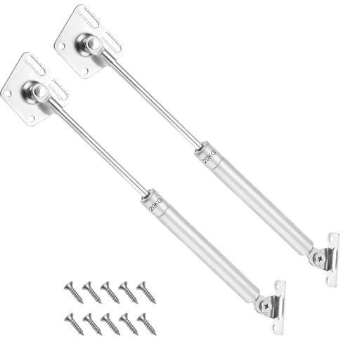 PATIKIL 44lb/200N Gas Druckfedern 11.4 Feder Stoßdämpfer Hebe Unterstützung für Wohnmobil Überkopf LKW Heck Fenster Wohnmobil Tür Schrank Tür Werkzeugkasten Deckel 2Set