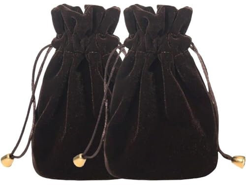 Ericetion Würfelbeutel, Schmuckverpackung, Kordelzugbeutel Zum Verpacken, Geschenkbeutel, Brettspiel-aufbewahrungsbeutel