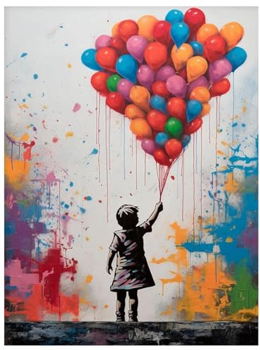 Mafenr Art Ballont Diamond Painting Erwachsene, Ballont Diamant Painting, Diamant Painting Bilder für Geschenke und Familie Décor 30x40cm