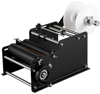 MT - 30 halvautomatisk etiketteringsmaskin for flaskor Elektrisk självhäftande skrivarapplikator med rund for plastglasmetall