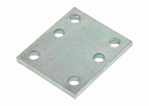RING 4 Inch Zinc Plated Steel Adjustable Drop Plate - Fits between Towbar Bracket & Tow Ball