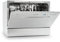 Klarstein Table Top Dishwasher, 6 Place Setting Mini Quiet Operation Countertop Dishwasher w/ 6 Washing Programs, Compact Tabletop Dishwasher, Easy To Install Homes/Office Small Dishwasher