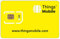 SIM Card Things Mobile prepagata per IOT e M2M con copertura globale e 60 € di credito incluso senza costi fissi. Ideale per domotica, GPS tracker, telemetria, allarmi, automotive.