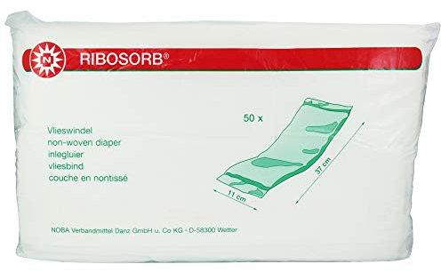 50 x RIBOSORB Vlieswindel 11 x 37 cm