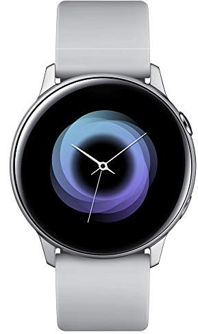 Samsung Galaxy Watch Active SM-R500 Smartwatch 40mm Aluminum - Silver, for Android & iOS [International Version]