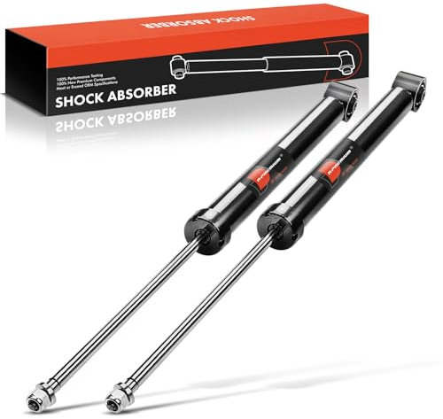 Frankberg 2x Stoßdämpfer Gas Hinderache Kompatibel mit Polo 9N A3 8L1 Octa.via I 1U2 Golf IV 1J1 Fabia III NJ3 NJ5 Leon 1M1 New Beetle 1C1 9C1 Bo.ra 1J2 Replace# 6Q0513025AH