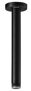 ROCA A5B0550NB0 Brazo de Techo para Rociador de 200 mm color Negro Mate
